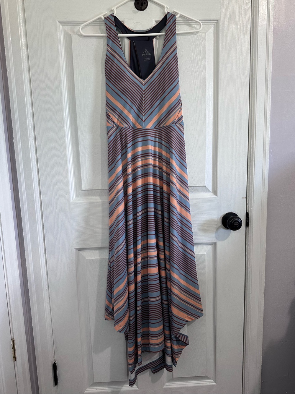 Prana Saxon Summer Handkerchief Maxi Dress